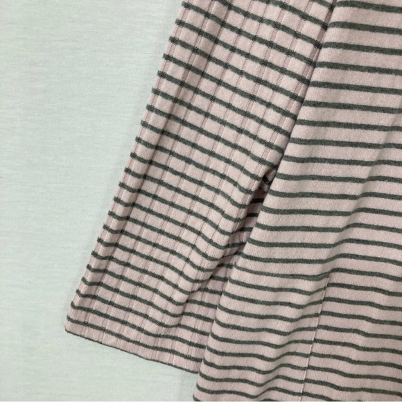 New Chico's Light Pink Striped Knit Open Front Cardigan size Large/2 - Picture 4 of 10